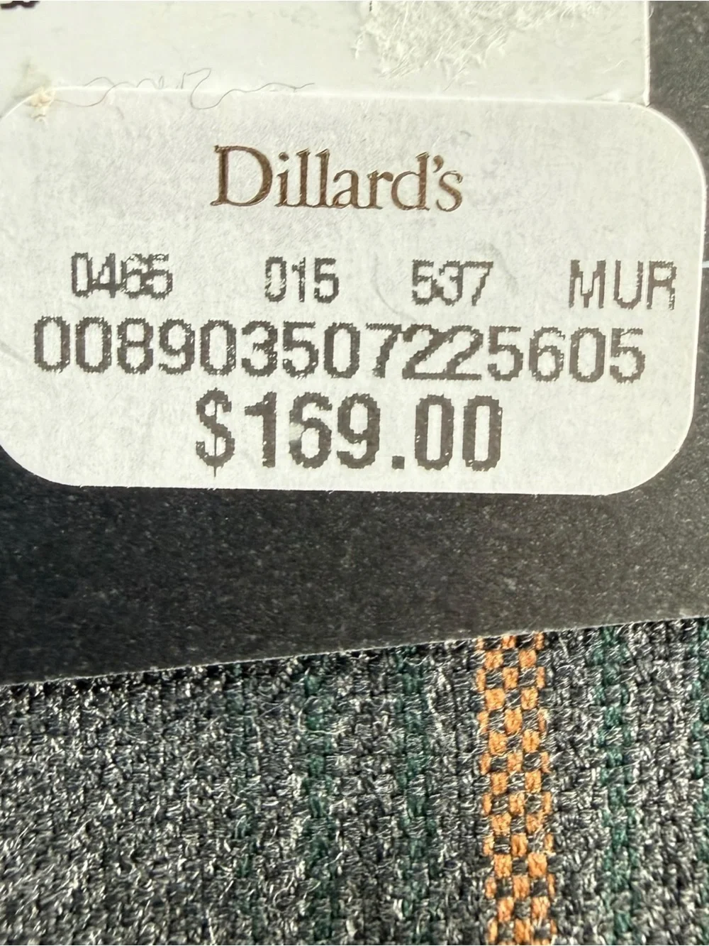 Murano Blazer Boys' Green Plaid Slim Fit Size 10/12 NWT